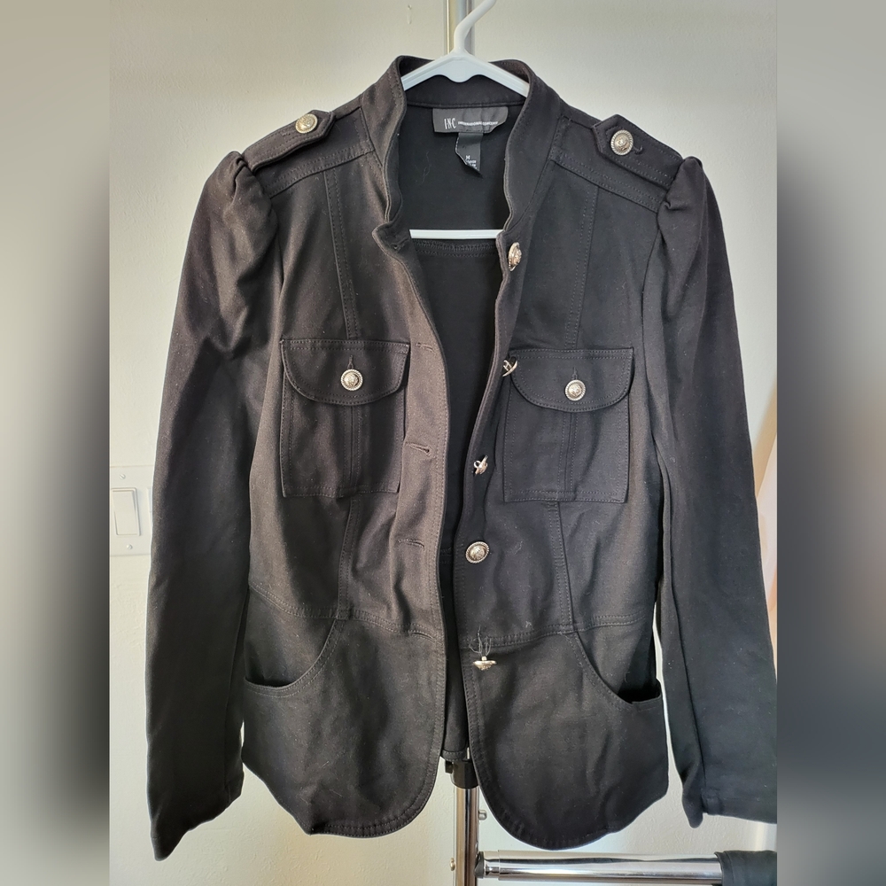 Black Military Style Jacket